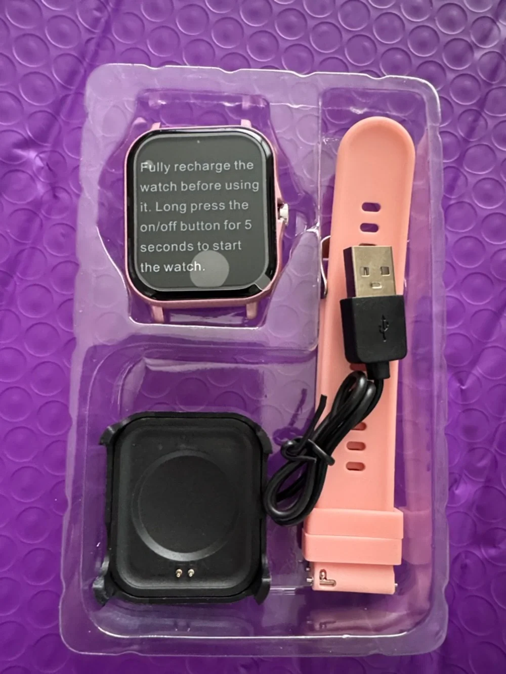 Smartwatch with Rose Gold - Fashion Fitness Tracker